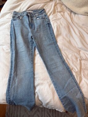 Zara Light Blue Boot-Cut Women's Jeans